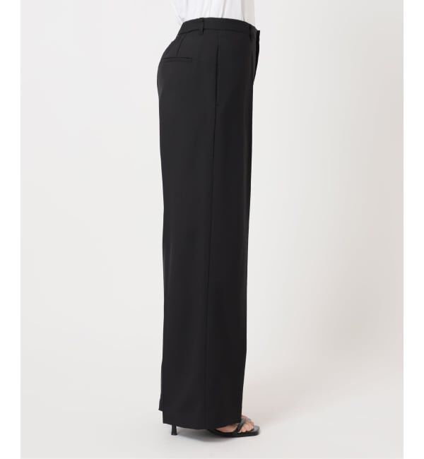 U by SPICK&SPAN「《予約》ツイルイージーパンツ」|スラックス|