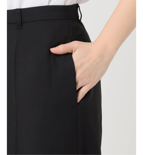 U by SPICK&SPAN「《予約》ツイルイージーパンツ」|スラックス|