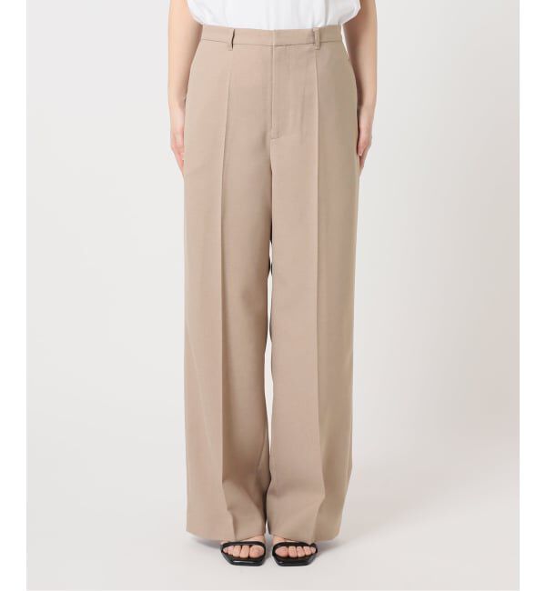 U by SPICK&SPAN「《予約》ツイルイージーパンツ」|スラックス|