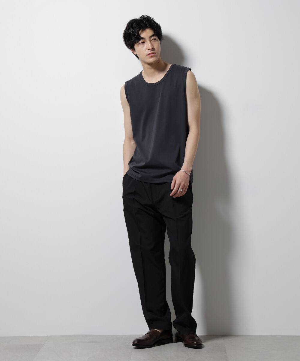 nano･universe「シルケットスムースノースリブプルオーバー」|Tシャツ・カットソー|