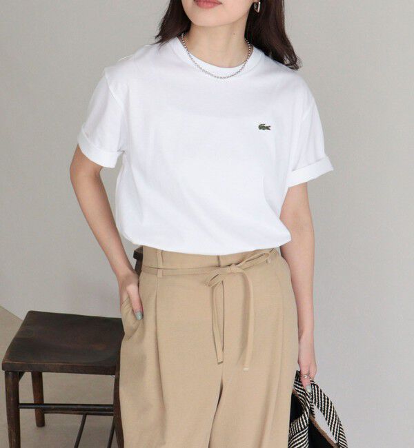 fredy emue「【LACOSTE/ラコステ】ワンポイントソフトタッチTシャツ」|Tシャツ・カットソー|