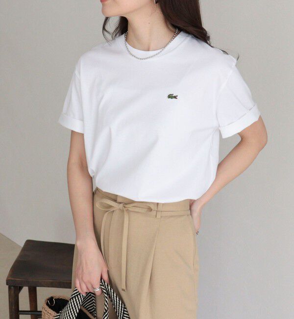 fredy emue「【LACOSTE/ラコステ】ワンポイントソフトタッチTシャツ」|Tシャツ・カットソー|