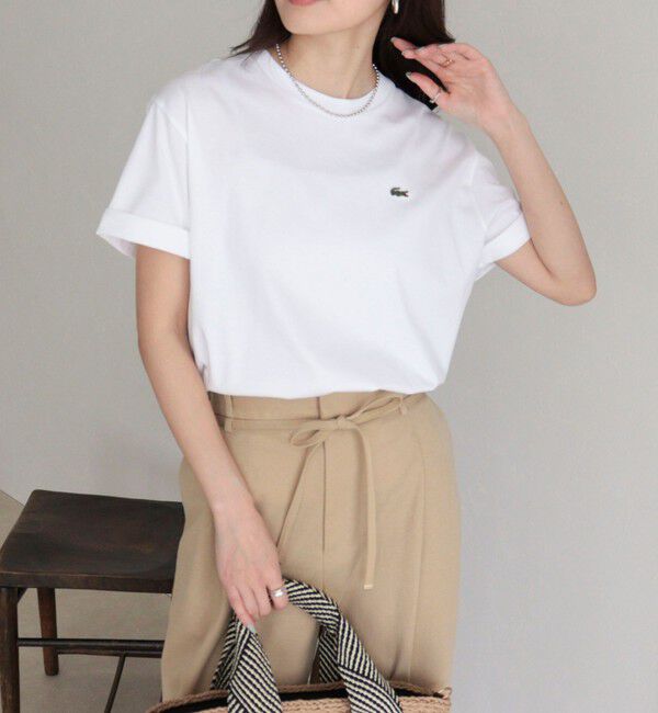 fredy emue「【LACOSTE/ラコステ】ワンポイントソフトタッチTシャツ」|Tシャツ・カットソー|