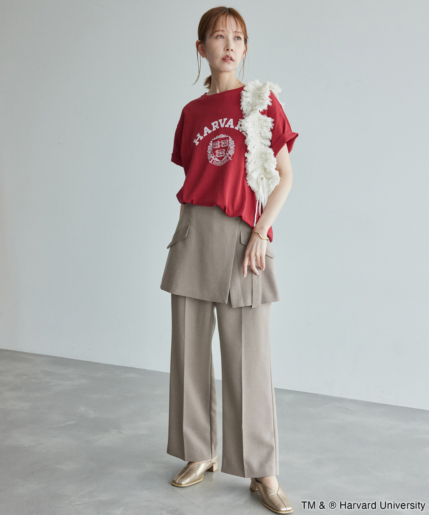 Rope&rsquo;Picnic「YALE&HARVARD/プリントTシャツ」|Tシャツ・カットソー|