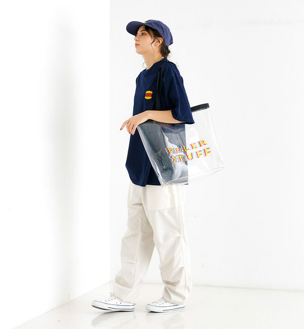 ABAHOUSE「【POLeR/ポーラー】PVC POOL BAG/マルチプールバッグ/ユニセック」|トートバッグ|