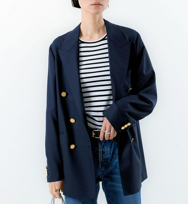 The Store by C' 「【MARIA McMANUS】クロップド リブ クループルオーバー」|Tシャツ・カットソー|