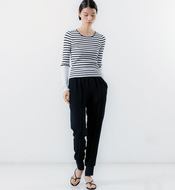 The Store by C' 「【MARIA McMANUS】クロップド リブ クループルオーバー」|Tシャツ・カットソー|