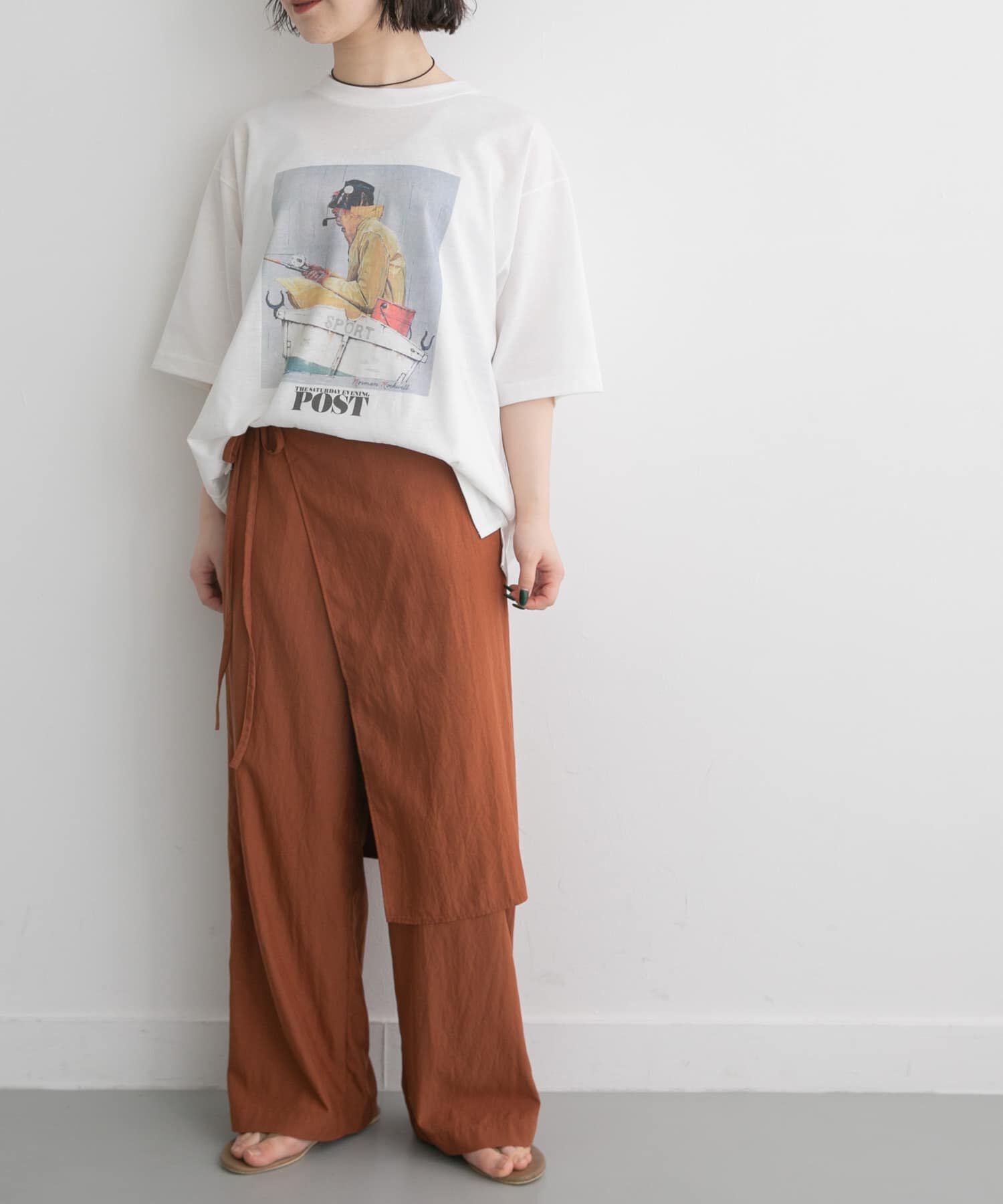 URBAN RESEARCH DOORS「FORK&SPOON　レイヤードエプロンパンツ」|その他|