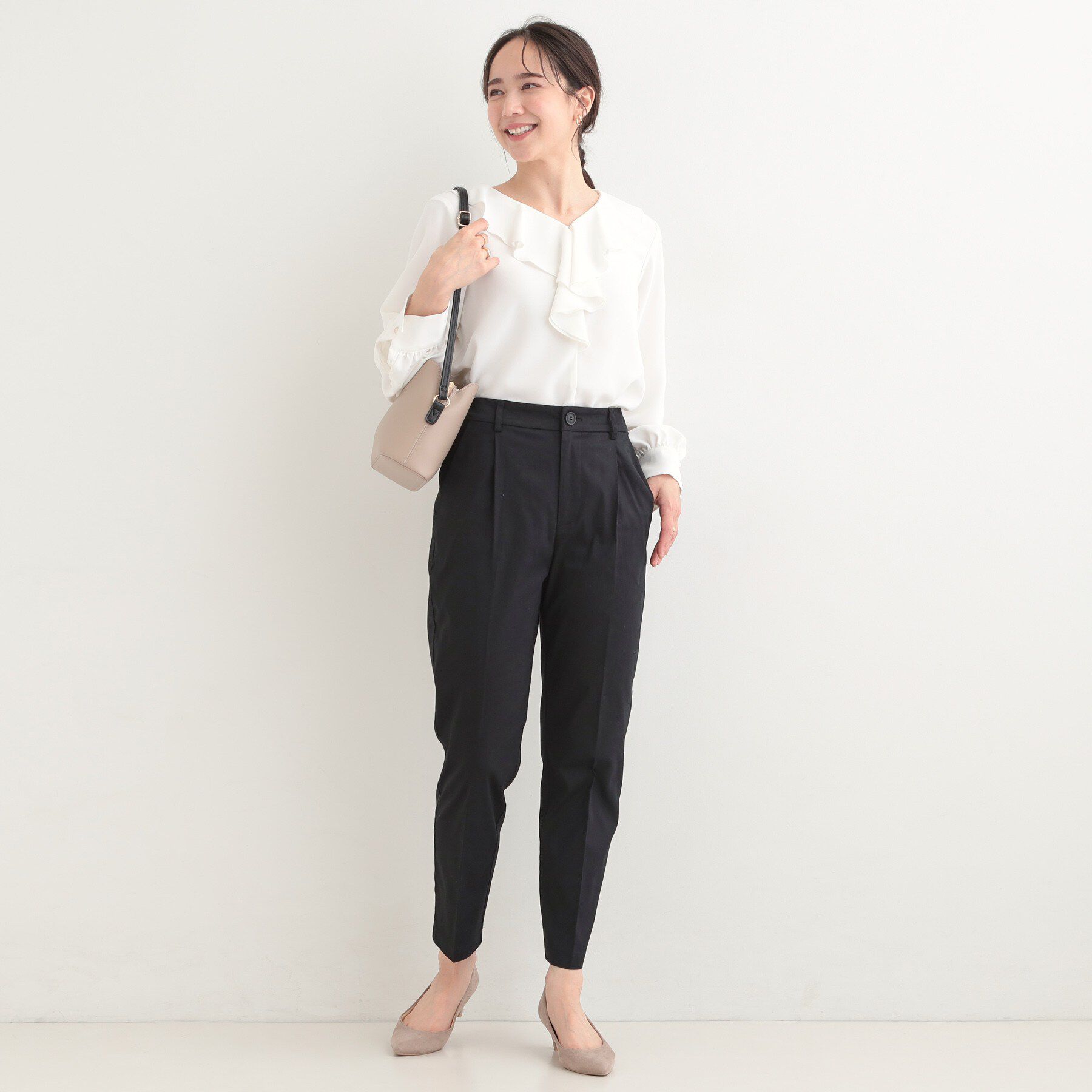 SHOO･LA･RUE「【洗濯機可/SS-LL/美脚シルエット】脚を真っ直ぐに見せてくれる スティックパンツ」|その他|