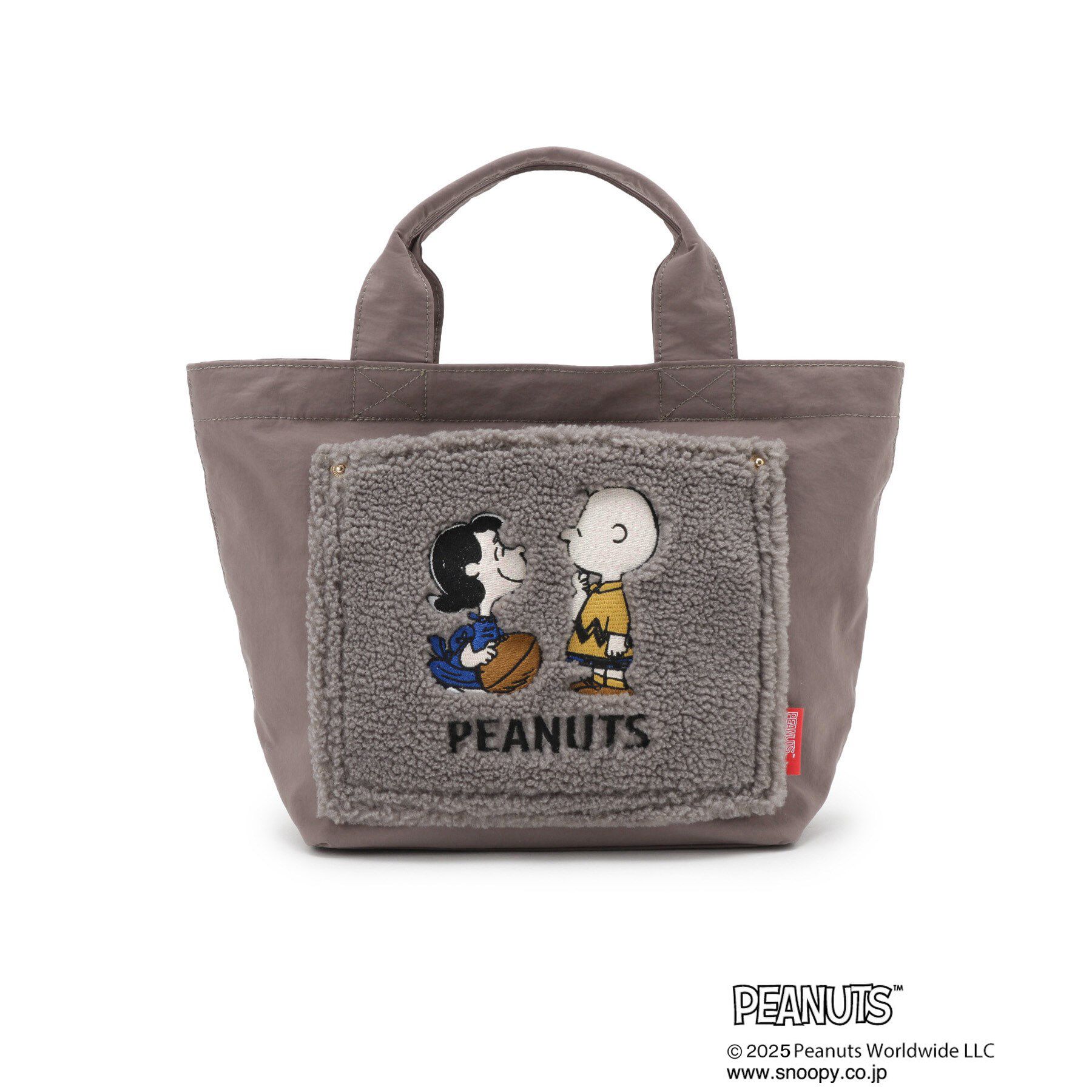 ITS&rsquo;DEMO「＜PEANUTS＞ボア切替ミニトート」|トートバッグ|