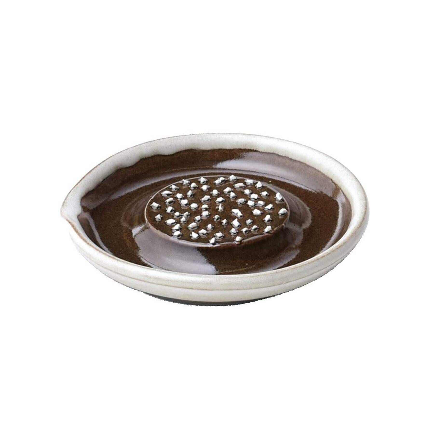 212 KITCHEN STORE「日々道 もとしげ おろし器 中 化粧箱入り 白マット」|食器・キッチングッズ|ブラウン(879)