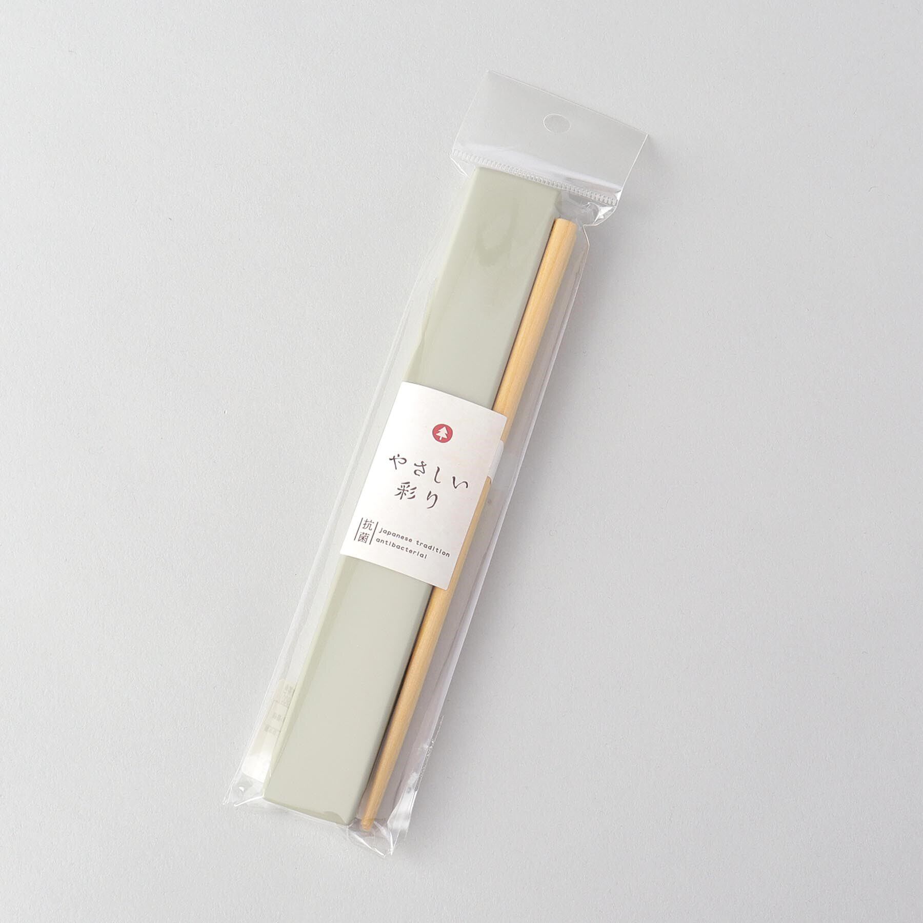 212 KITCHEN STORE「やさしい彩 箸箱＆抗菌箸 抹茶色」|食器・キッチングッズ|