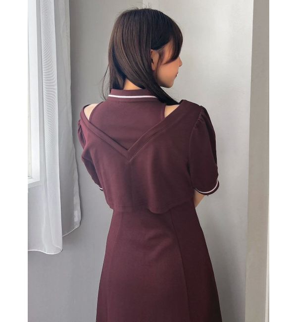 dazzlin「【POLO BCSコラボ/再生産】レイヤードポロワンピース」|ワンピース|