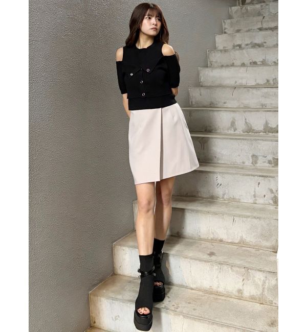 MURUA「オフショルカーデドッキングニット」|ニット・セーター|