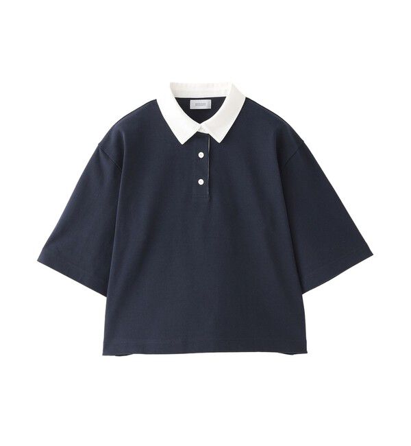 MACKINTOSH PHILOSOPHY「ラガーポロカットソー」|Tシャツ・カットソー|ネイビー