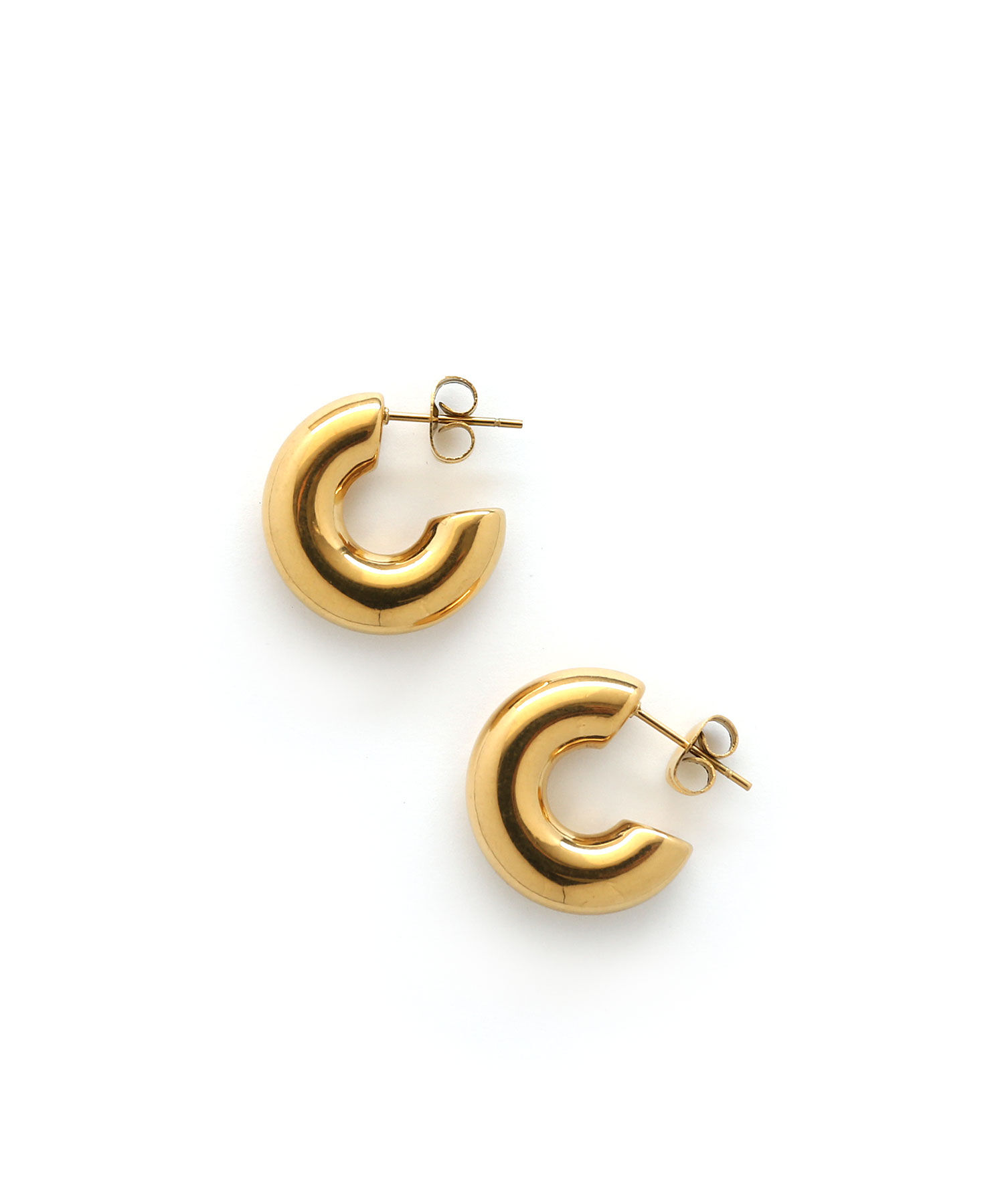 colleca la「[stainless]ステンレス・プランプフープピアス〈金属アレルギー対応〉」|ピアス|