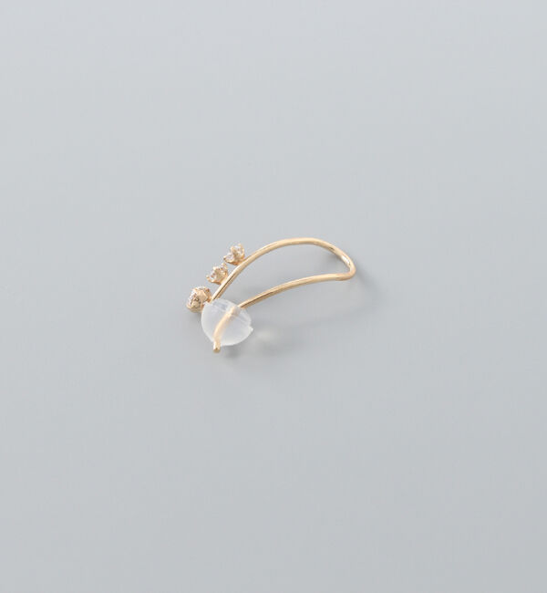 Phoebe「【K10】ラインビジューピアス&イヤリング/BOX付き」|ピアス|