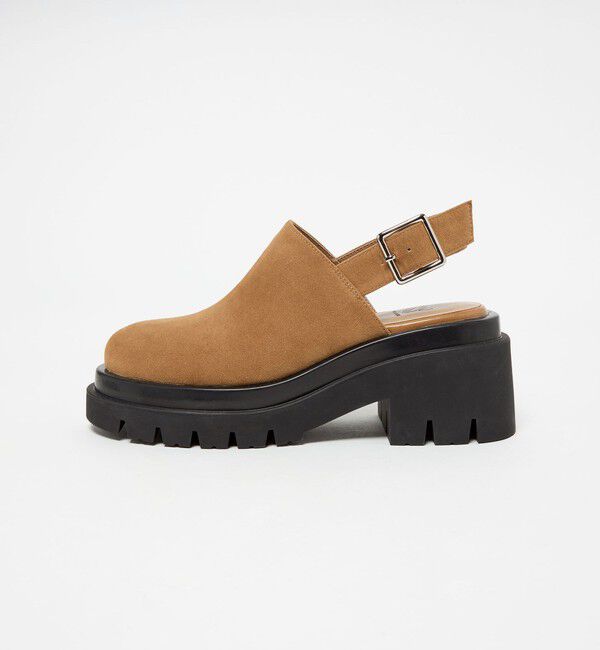 SY UNITED ARROWS「＜SY＞タンクソールプレーン ミュール サンダル75&uarr;」|サンダル|MD.BROWN