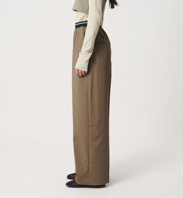 BEAUTY&YOUTH UNITED ARROWS「ラインゴム ワイドパンツ ウォッシャブル 防シワ」|その他|