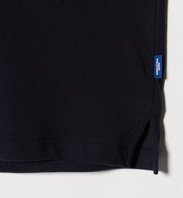 NICE WEATHER「＜NICE WEATHER＞ロゴ ロングスリーブ ポロシャツ」|Tシャツ・カットソー|
