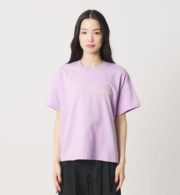 BEAUTY&YOUTH UNITED ARROWS「【別注】＜Samplee＞ショートスリーブ Tシャツ パープル」|Tシャツ・カットソー|