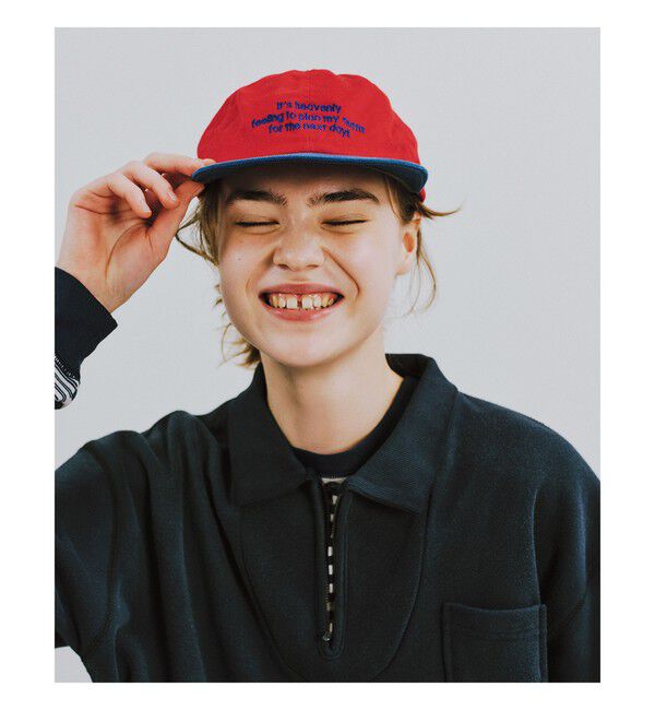 BEAMSBOY「【別注】DECHO / LOGO CAP」|その他|RED