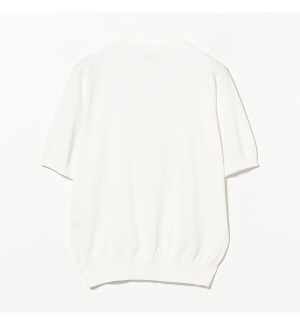 Demi-Luxe BEAMS 「SLOANE / 18ゲージ 天竺 クルーネック ショートスリーブ ニット」|ニット・セーター|