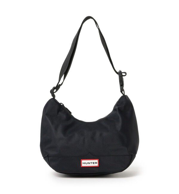 Ray BEAMS 「【WEB限定】HUNTER / ナイロン ミニ ホーボー」|ショルダー・メッセンジャー|BLK