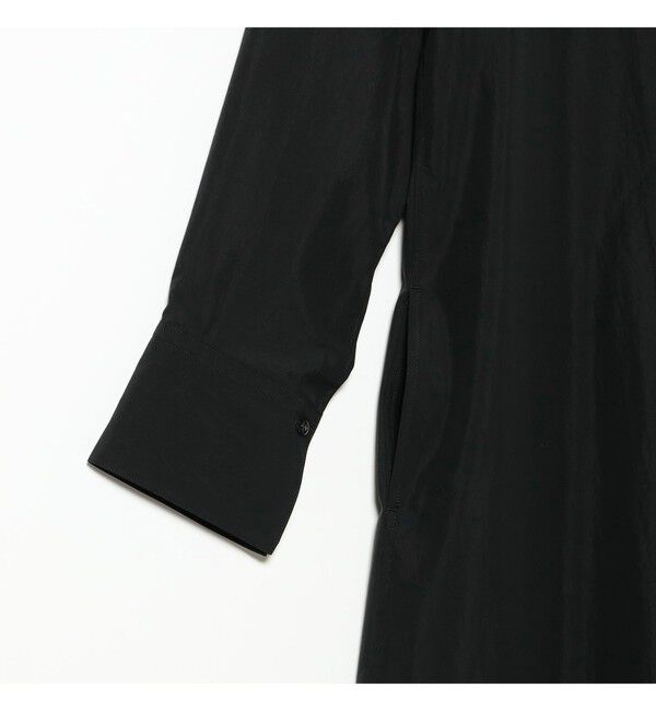 Demi-Luxe BEAMS 「コットンナイロン フレア シャツワンピース」|ワンピース|
