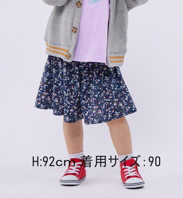 SHIPS Colors 「SHIPS Colors:フラワー プリント ガウチョパンツ(80~130cm)」|キュロット|
