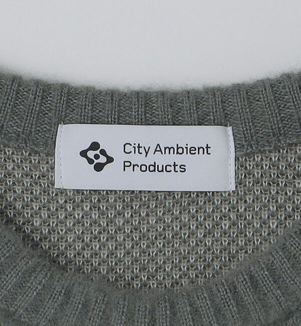 SHIPS「City Ambient Products:〈手洗い可能〉シャギー マーブル クルーネック ニット」|ニット・セーター|