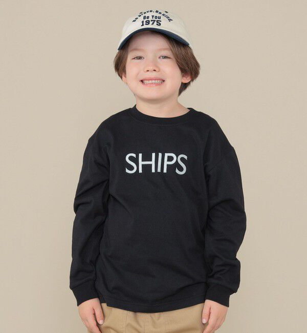 SHIPS KIDS「SHIPS KIDS:刺繍 ツイル ロゴ キャップ」|キャップ・キャスケット|