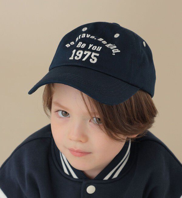 SHIPS KIDS「SHIPS KIDS:刺繍 ツイル ロゴ キャップ」|キャップ・キャスケット|