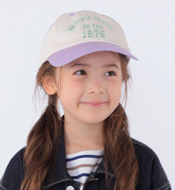 SHIPS KIDS「SHIPS KIDS:刺繍 ツイル ロゴ キャップ」|キャップ・キャスケット|