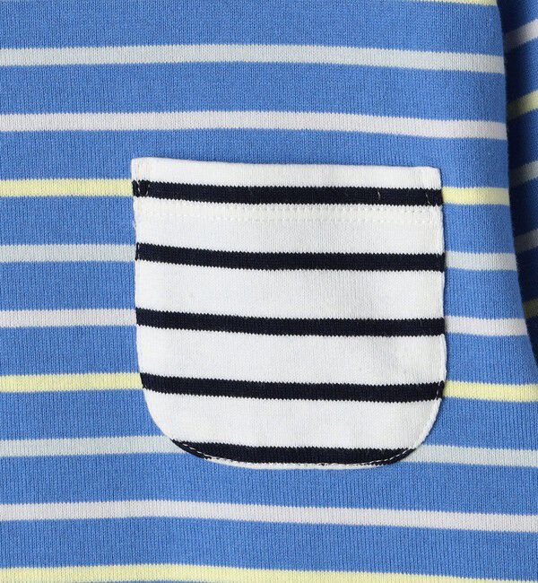 SHIPS KIDS「SHIPS KIDS:140～150cm /ボーダー ロングスリーブTシャツ」|Tシャツ・カットソー|