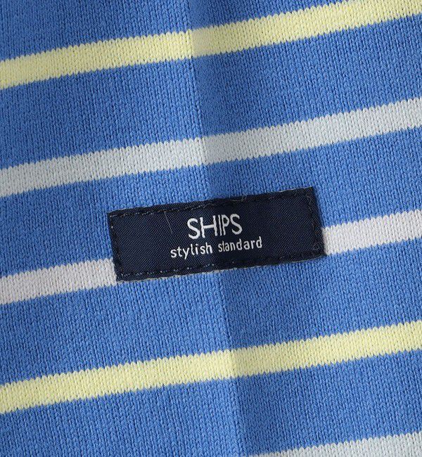 SHIPS KIDS「SHIPS KIDS:140～150cm /ボーダー ロングスリーブTシャツ」|Tシャツ・カットソー|