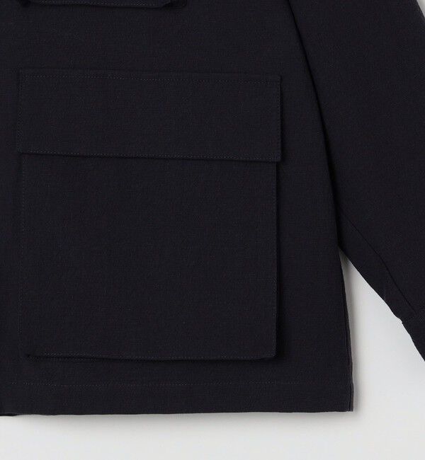 SHIPS any「SHIPS any: コットン/ナイロン ワッシャー BDU シャツ ジャケット (セットアップ対応)◇」|シャツ・ブラウス|