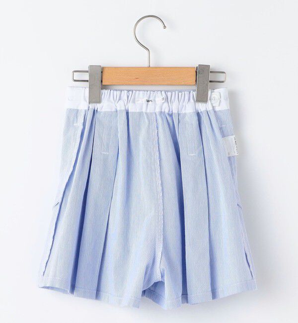 SHIPS KIDS「SHIPS KIDS:100～130cm /コードレーン プリーツ キュロット」|キュロット|