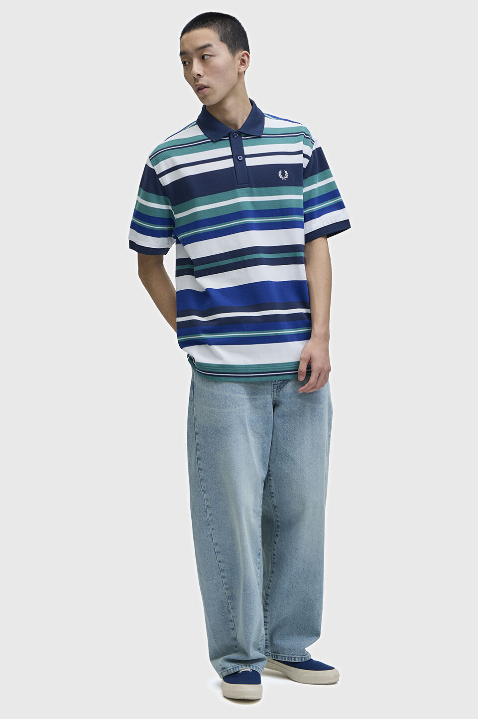 FRED PERRY 「Striped Relaxed Polo Shirt」|ポロシャツ|