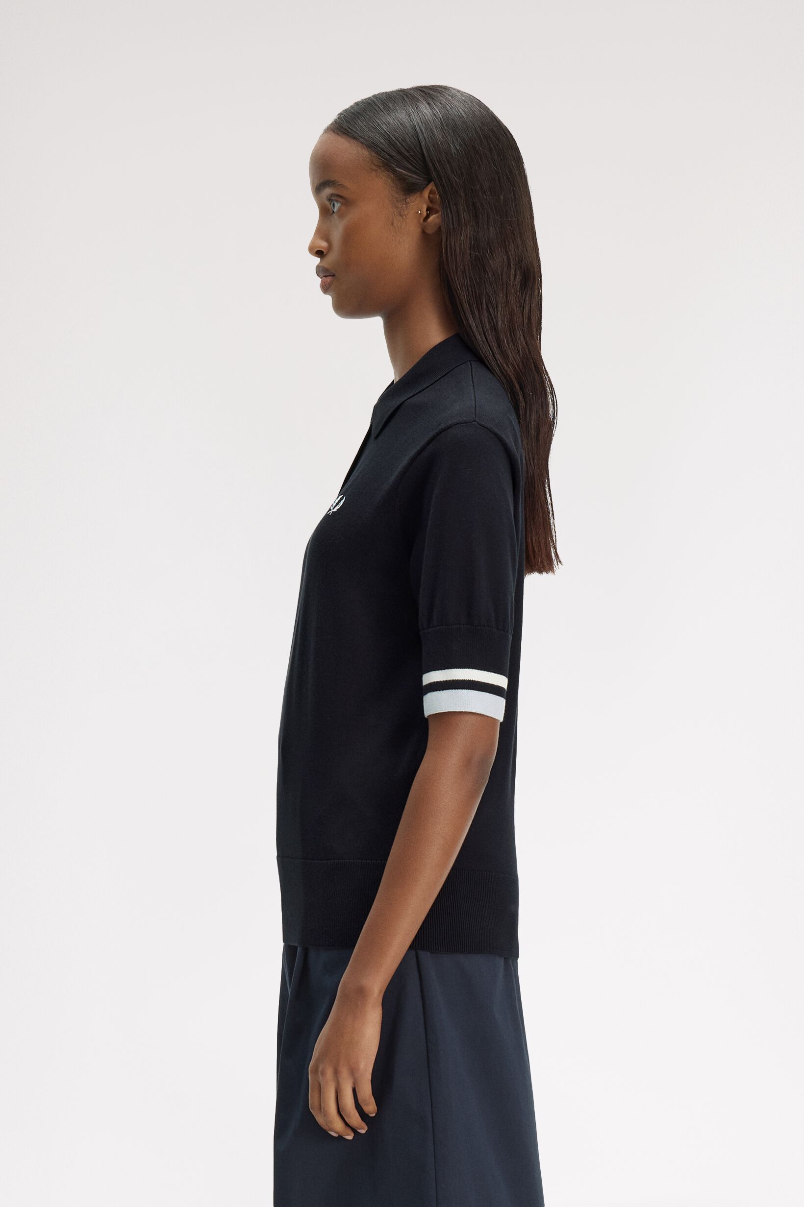 FRED PERRY 「Bold Tipped Knitted Shirt」|ポロシャツ|