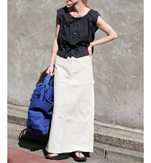 OUTDOOR PRODUCTS Usual Things「≪予約≫ピンタックレースノースリブラウス」|シャツ・ブラウス|