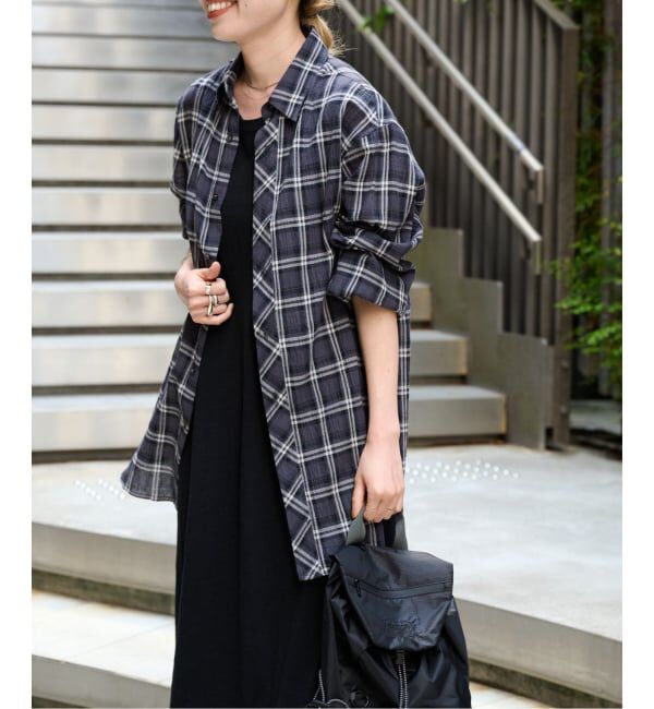 OUTDOOR PRODUCTS Usual Things「≪予約≫コットンボイルワッシャーチェックシャツ」|シャツ・ブラウス|