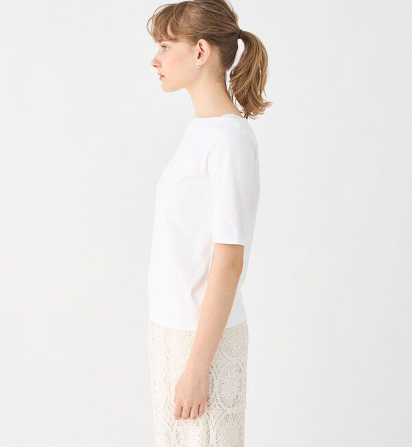 Ballsey「スビンコットンスムース ボートネックプルオーバー」|Tシャツ・カットソー|