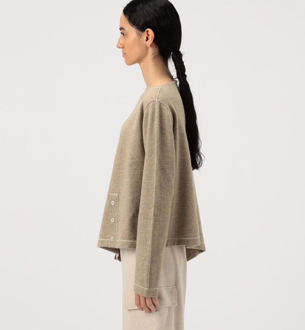 TOMORROWLAND GOODS「LAUREN MANOOGIAN STITCH アシンメトリープルオーバー」|ニット・セーター|