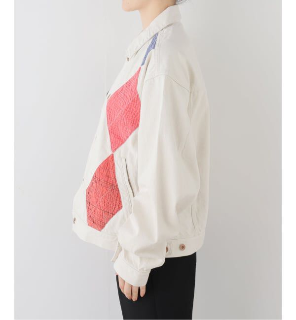  「KURO ARGYLE SASHIKO DENIM JACKET 964242：デニムジャケット」|デニムジャケット|