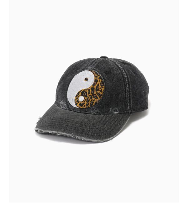 JOINT WORKS「WOKE EDGE / ウォークエッジ Yin Yan Denim Cap」|キャップ・キャスケット|ブラック