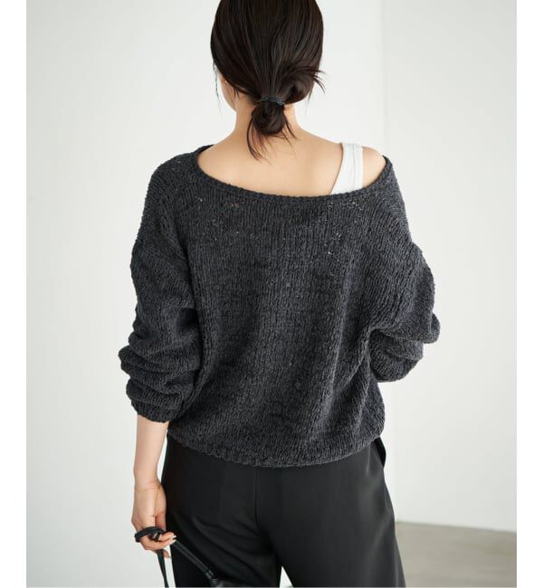 Plage「《追加》Fringe yarn カーディガン 2」|カーディガン|