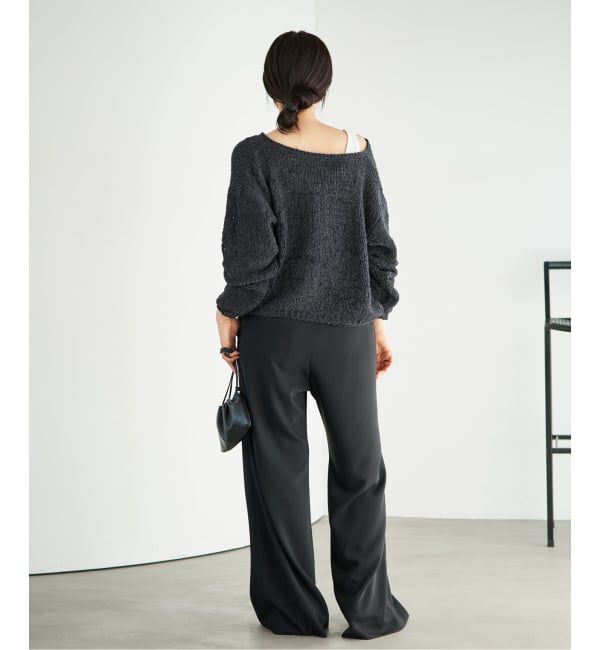 Plage「《追加》Fringe yarn カーディガン 2」|カーディガン|