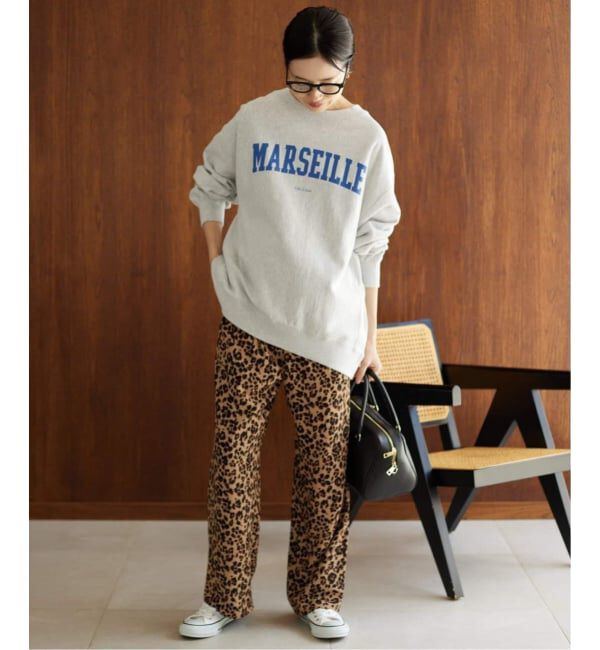 SLOBE IENA「《WEB限定/追加2》MARSEILLE ロゴスウェット」|スウェット・ジャージ|
