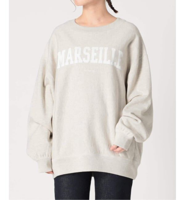 SLOBE IENA「《WEB限定/追加2》MARSEILLE ロゴスウェット」|スウェット・ジャージ|
